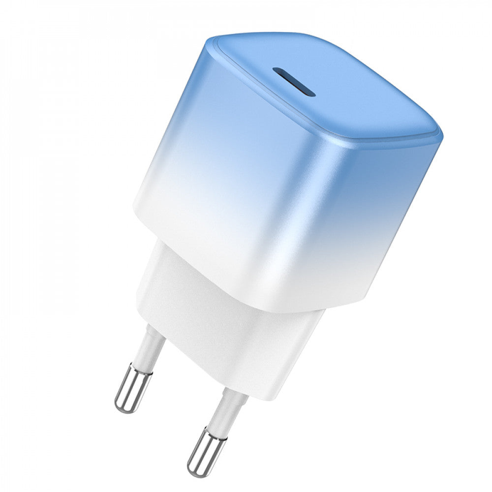Home Charger | 20W | PD3.0 – Hoco C101A – Ice Blue