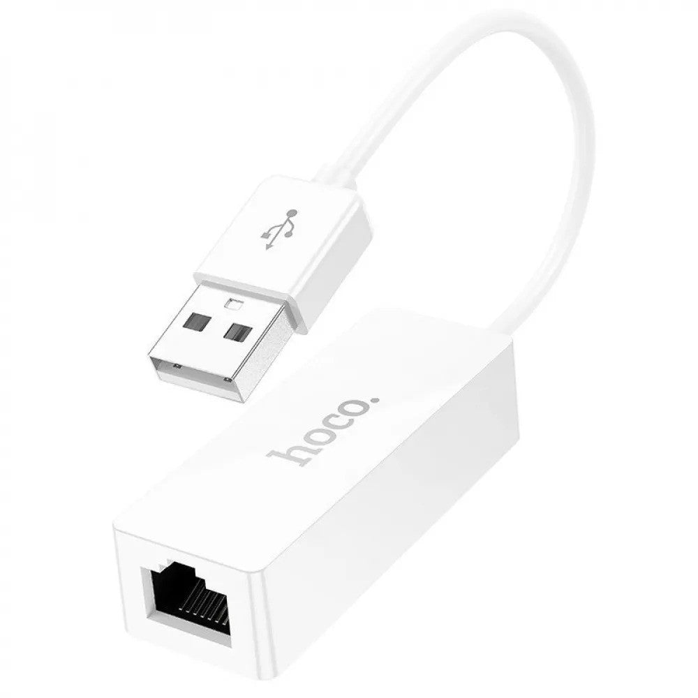 USB Ethernet Adapter 100 Mbps Hoco UA22 Acquire – White