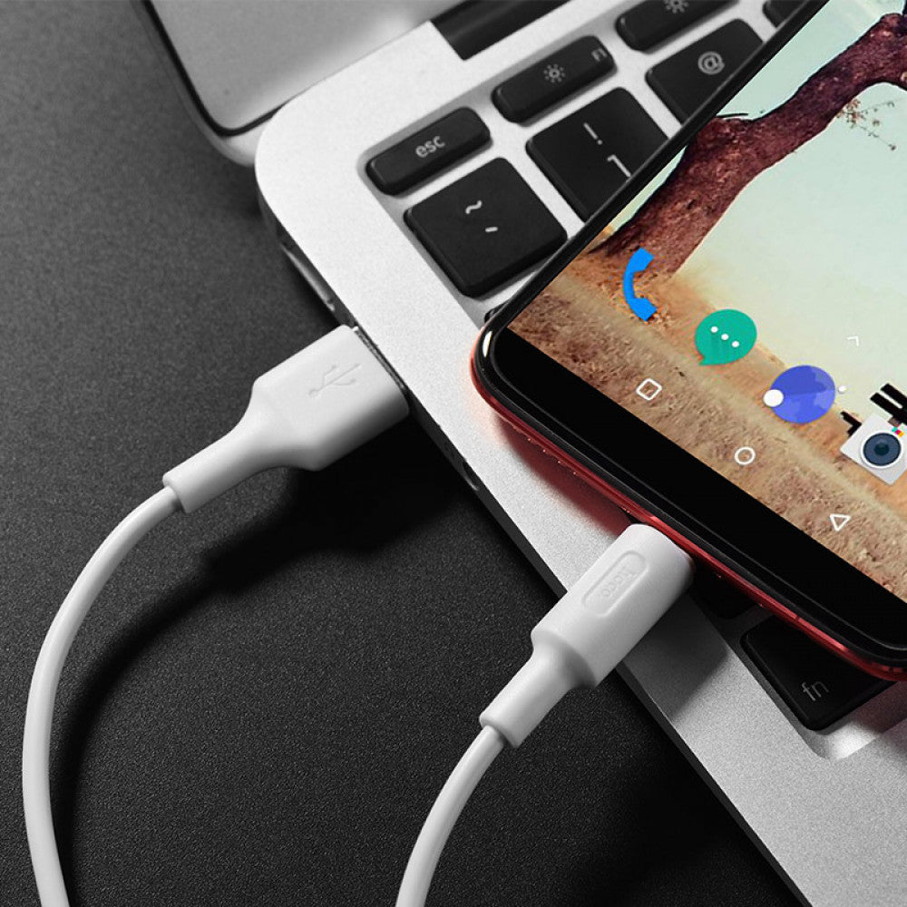 USB C cable 2A (1m) – Hoco X25 – Black