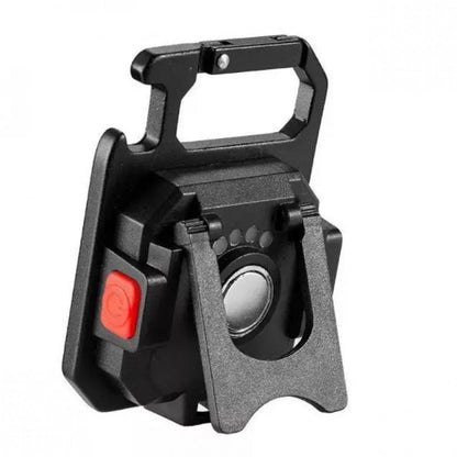 Rechargeable LED Flashlight W5130 with Type-C (7 modes, carabiner, magnet)