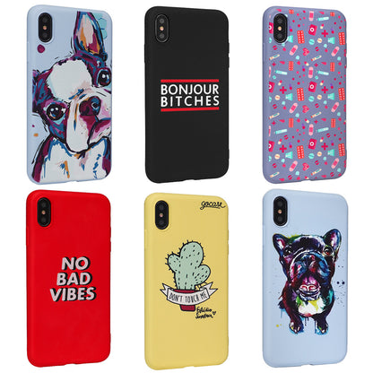 Bright Style Silicone Matte Case - iPhone 7; 8 - Cactus 1