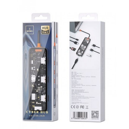 HUB USB C 8 in 1 – WiWU Cyber ​​CB008