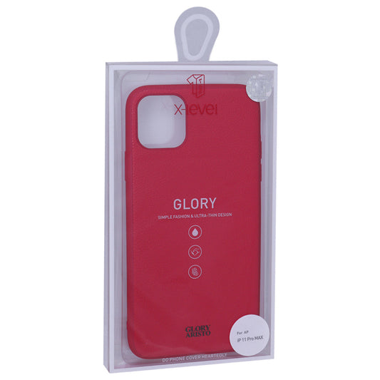X-Level Glory Aristo Leather Case – iPhone 11 Pro Max – Red