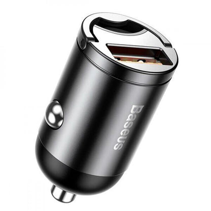 Car Charger | 30W | 1U – Baseus (VCHX-A0G) Tiny Star Mini Quick Charge USB Port Gray – VCHX-A0G Gray