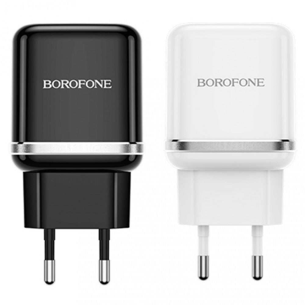 Home Charger | 18W | QC3.0 – Borofone BA36A – White