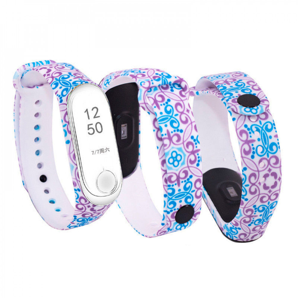 Reminets Silicone Flowers Design – Xiaomi Mi Band 2