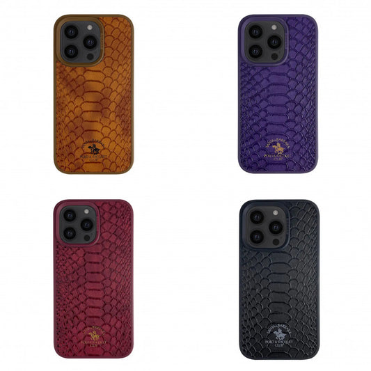 Polo Knight Leather Case iPhone 14 Pro - Black