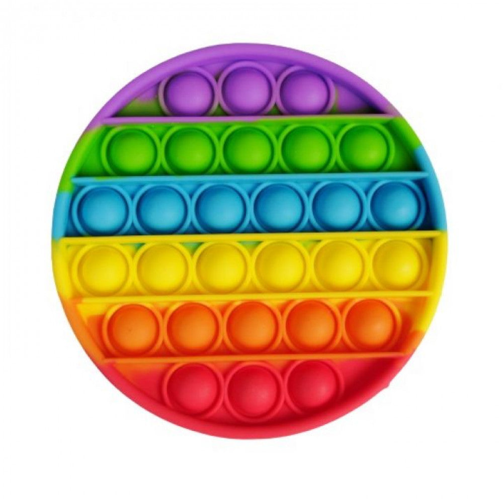 Игрушка-антистресс Pop IT — Круг Радуга