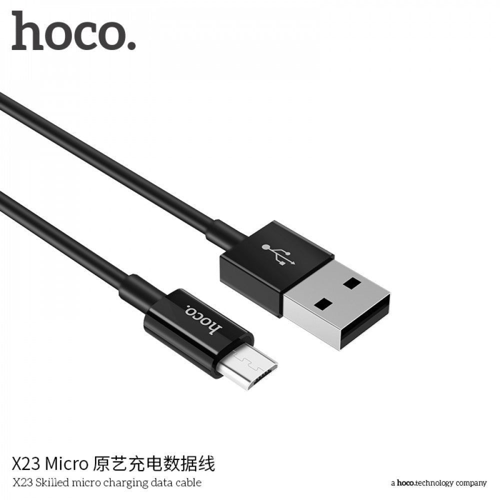 Cable Micro 2A (1m) – Hoco X23 – Black