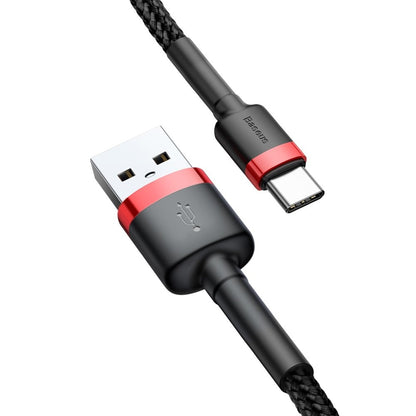 Lightning cable 2.4A (1m) – Baseus (CALKLF) Cafule Series – CALKLF-BG1 Gray+Black