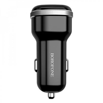 Car Charger | 2.4A | QC3.0 | 2.4A | QC3.0 – Borofone BZ13 – Black