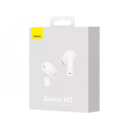 Bluetooth headset TWS – Baseus (NGTW140002) Bowie M2 White
