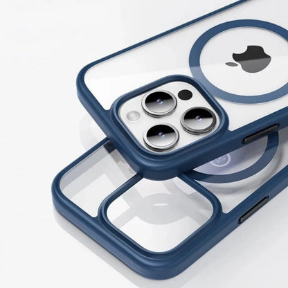 Rock Guard Series TPU Case with Magsafe - iPhone 15 - Titanium Blue