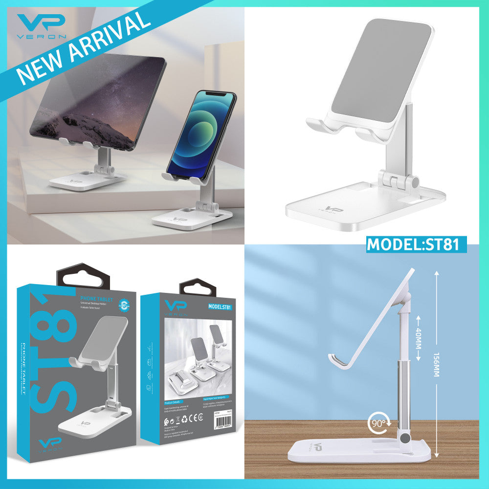 Tablet stand – Veron ST81 folding desktop stand
