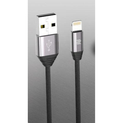 Lightning cable 2A (1m) - Rock Space (RCB0509) M5 Metal
