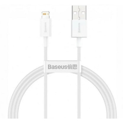 Lightning cable 2.4A (1.5m) – Baseus (CALYS-B) Superior Series – CALYS-B02 White