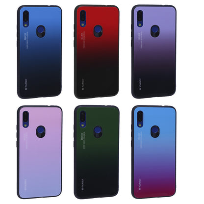 Gradient Glass Case – Xiaomi Redmi Note 7 – Purple
