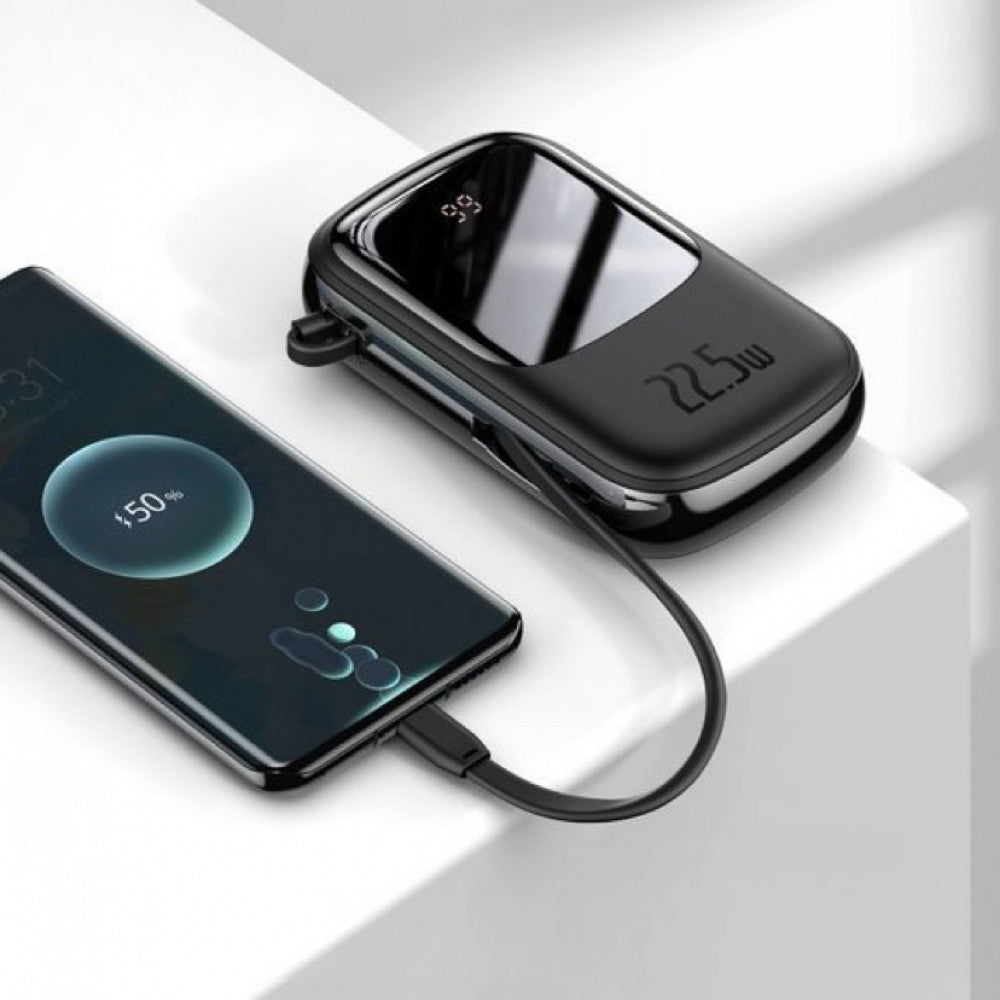 Power Bank 20000 mAh | 22.5W | Digital Display - Baseus (PPQD040101) - PPQD040101 Black