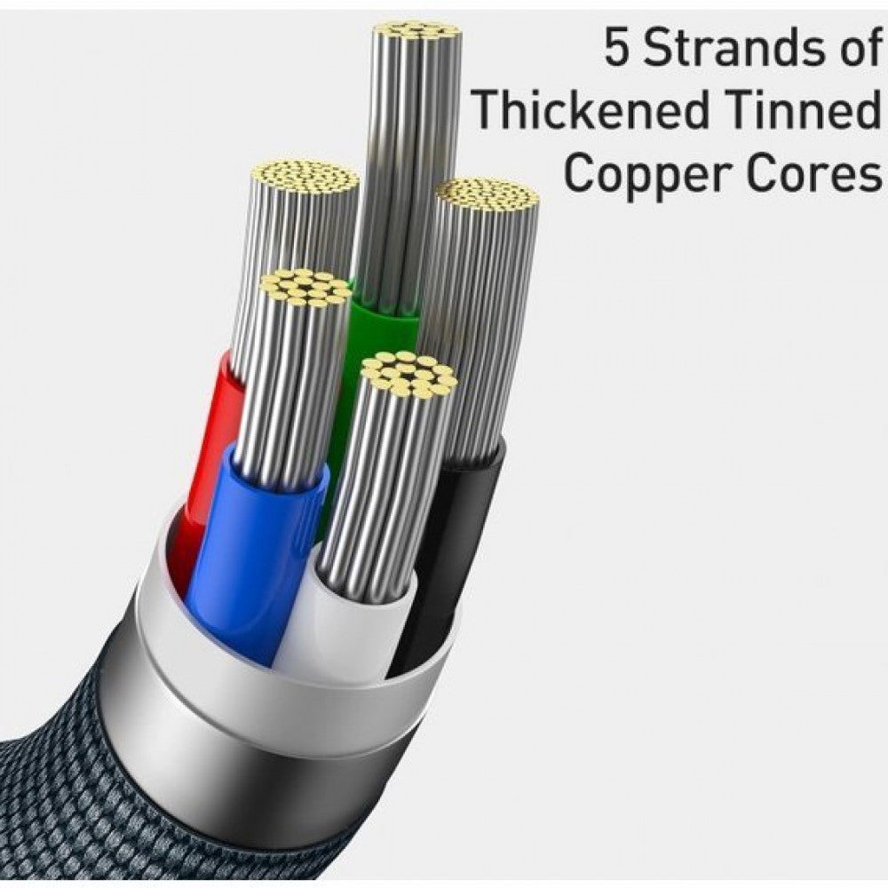 USB C to Lightning Cable 20W (2m) – Baseus (CAJY000301) Crystal Shine Series – CAJY000301 Black