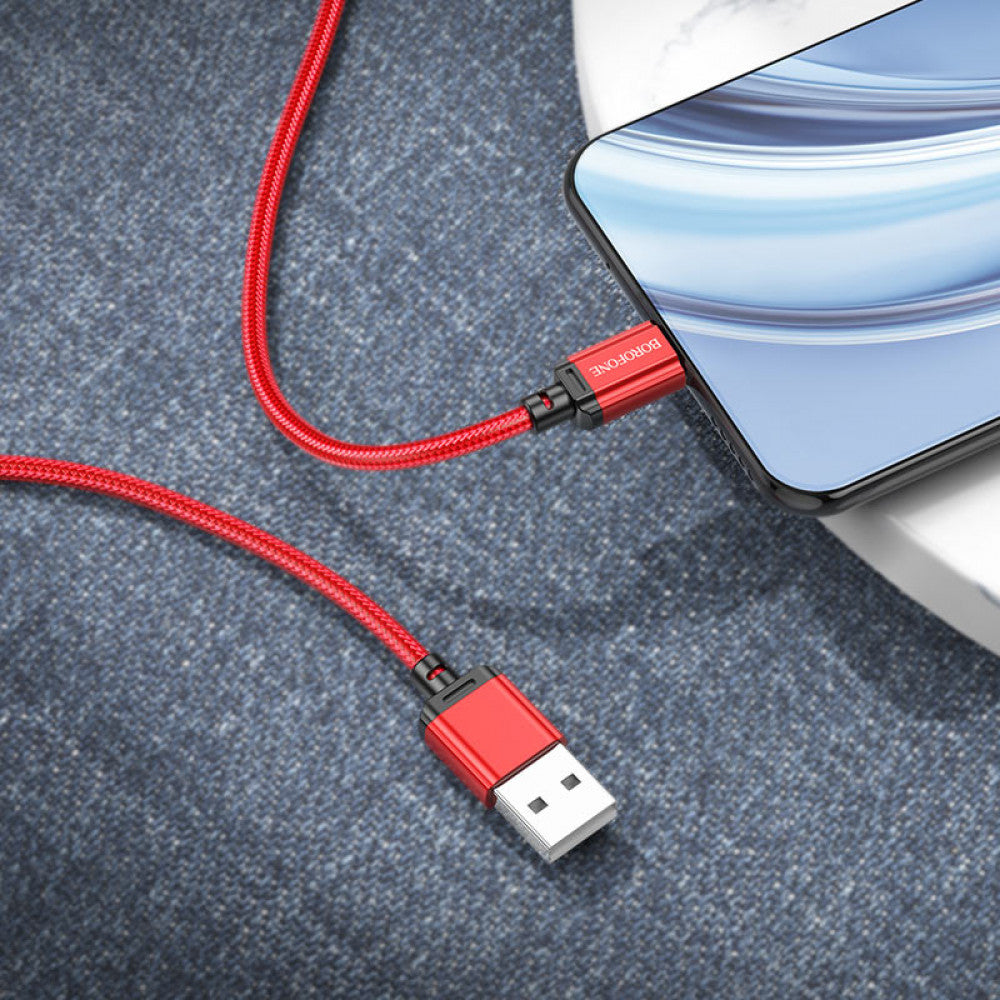 Cable Micro 2.4A (1m) – Borofone BX87 – Black