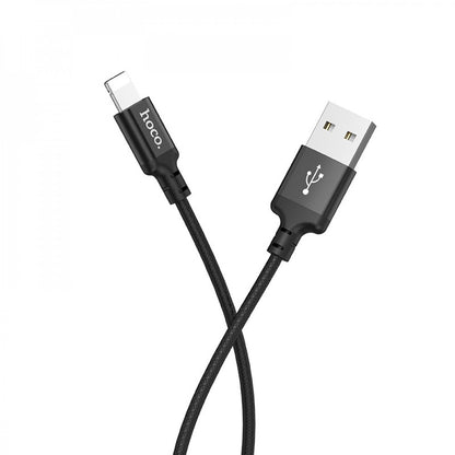 Lightning cable 2A (1m) Hoco X14 – Black