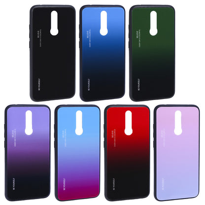 Gradient Glass Case – Xiaomi Redmi 8 – Green