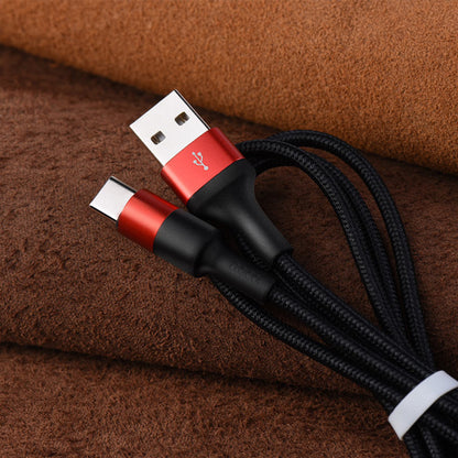 USB C cable 2A (1m) – Hoco X26 – Black&amp;Gold