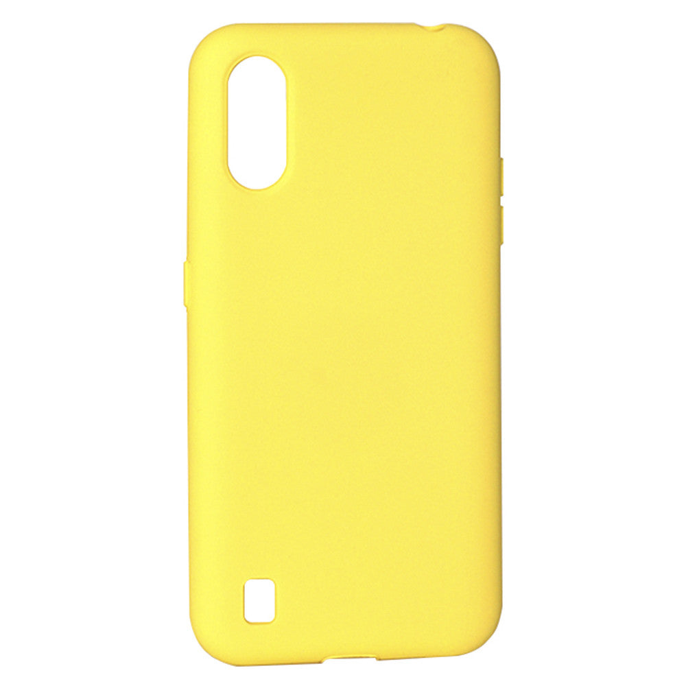 Original Silicone Case — Samsung A01 (A015F)   — Yellow (2)