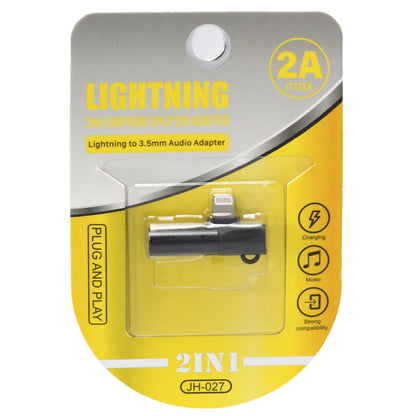 Adapter Lightning To 3.5mm – JH-027 – Black