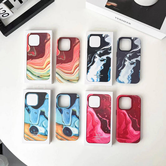 Marble Case with MagSafe - iPhone 13 Pro Max - Red