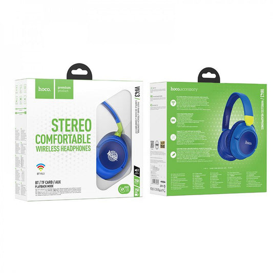 Bluetooth headphones – Hoco W43 Adventure – Blue