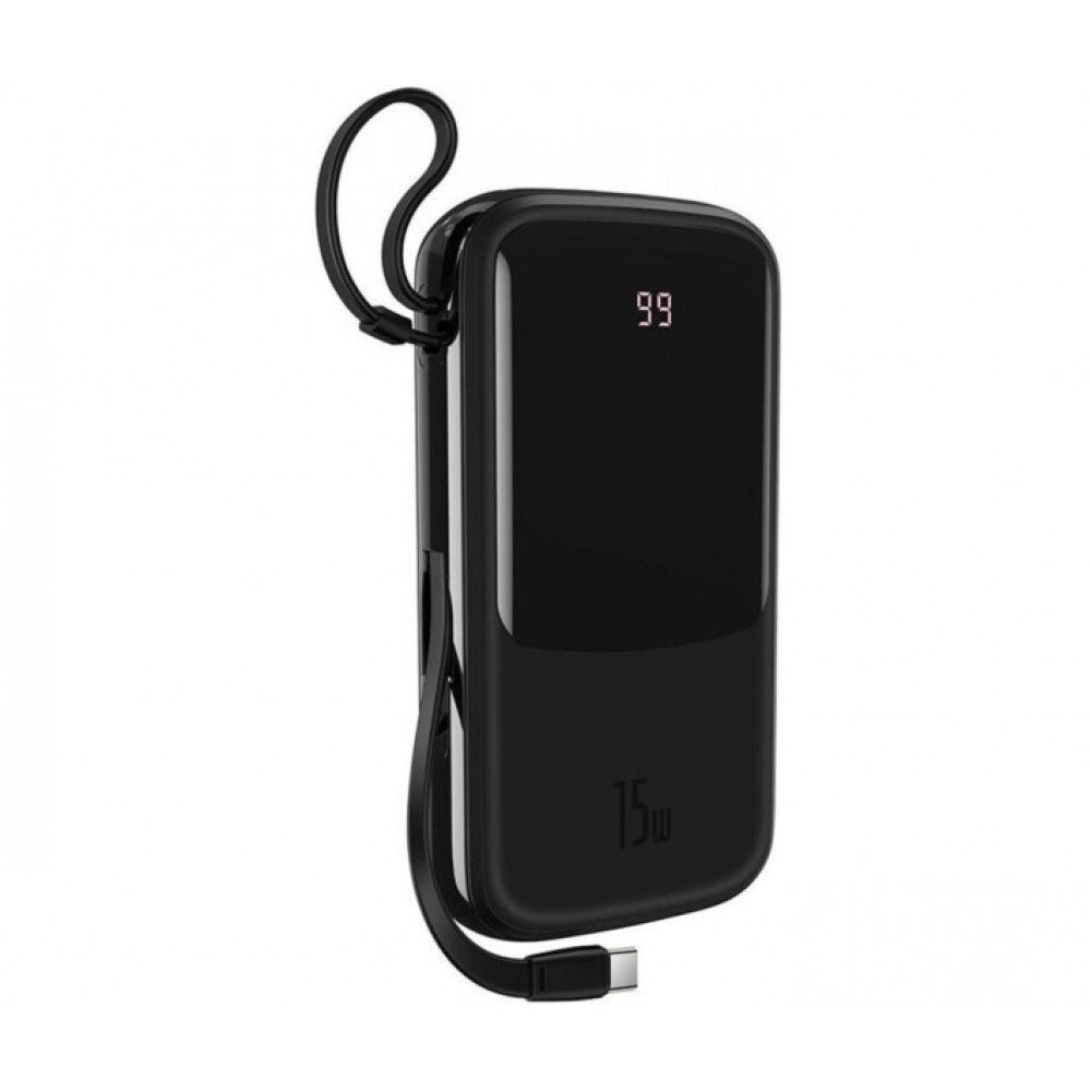 Power Bank 20000 mAh | 15W | Digital Display - Baseus (PPQD-G) - PPQD-G01 Black