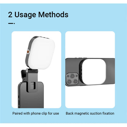 Selfie flash rechargeable with MagSafe and clip F-622