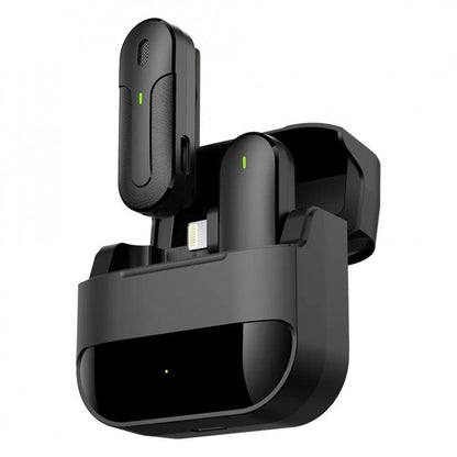 Wireless microphone for Lightning phone - Veron M8-L with charging case