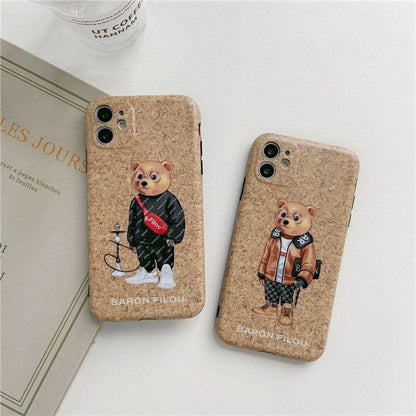 Cute Casual Bear Baron Filou TPU Case – iPhone 12 6.1"