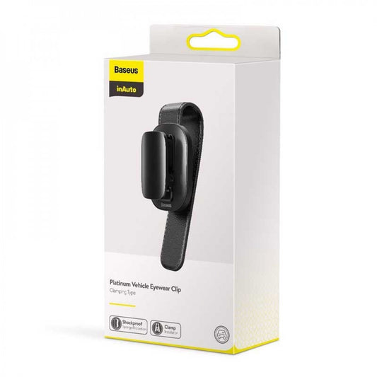 Platinum Vehicle eyewear clip – Baseus (ACYJN-B) ( clamping type – ACYJN-B0S Silver