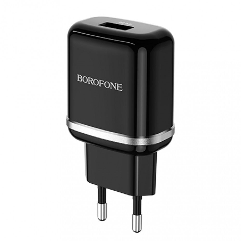 Home Charger | 18W | QC3.0 – Borofone BA36A – White