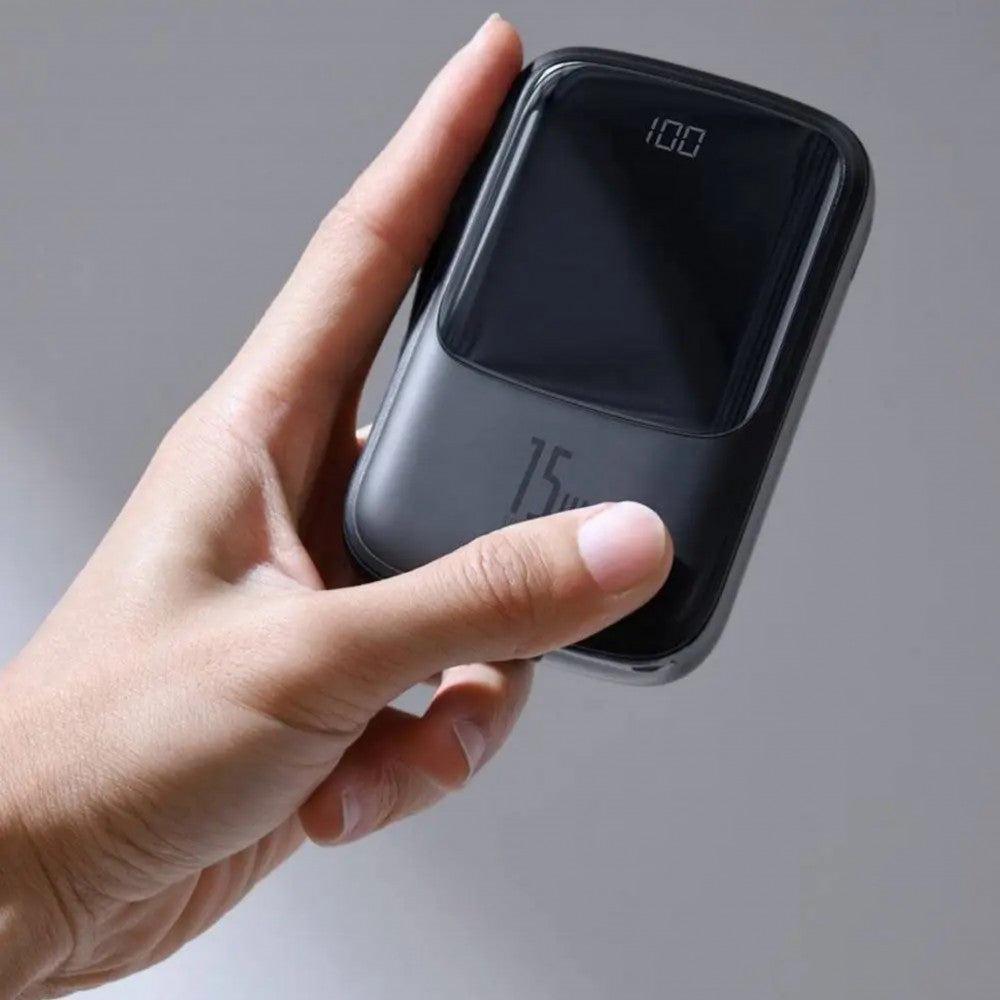 Power Bank 20000 mAh | 15W | Digital Display - Baseus (PPQD-G) - PPQD-G02 White