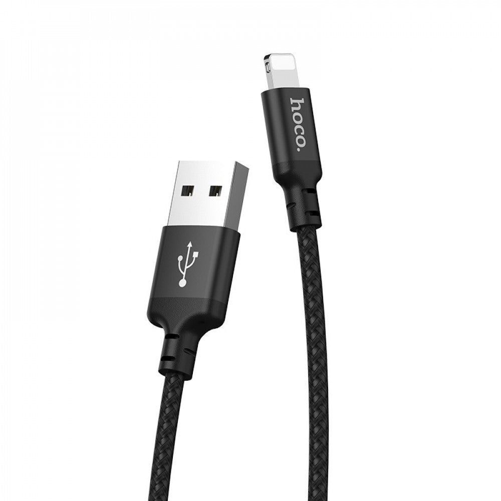Lightning cable 2A (1m) Hoco X14 – Black