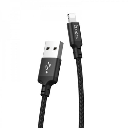 Lightning cable 2A (1m) Hoco X14 – Black
