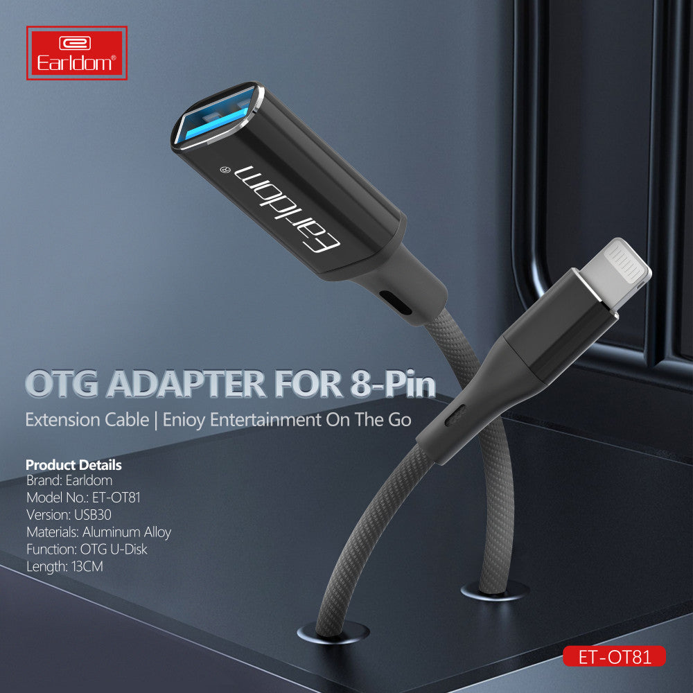 Adapter Earldom ET-OT81 OTG to Lightning (8 Pin)