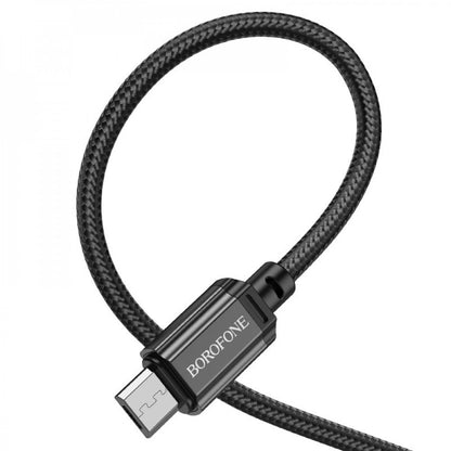 Cable Micro 2.4A (1m) – Borofone BX87 – Black