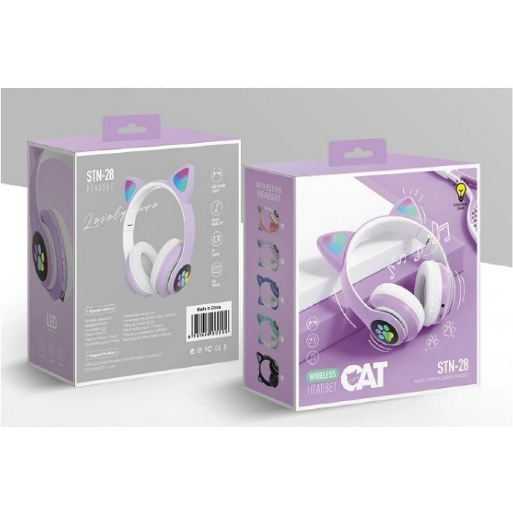 Bluetooth headphones – TUCCI STN28 – Pink