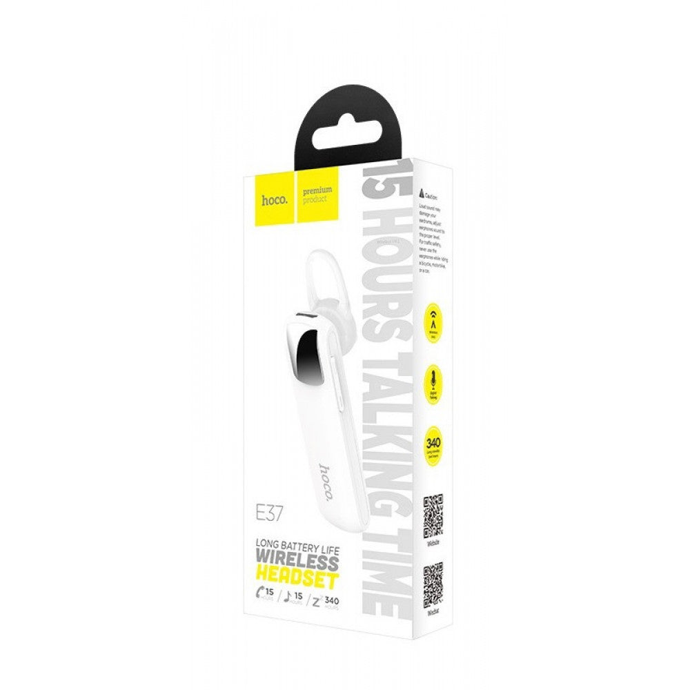 Bluetooth headset – Hoco E37 Gratified – Black