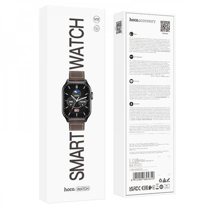 Smart Sports Watch (Call Version) – Hoco Y17 – Black