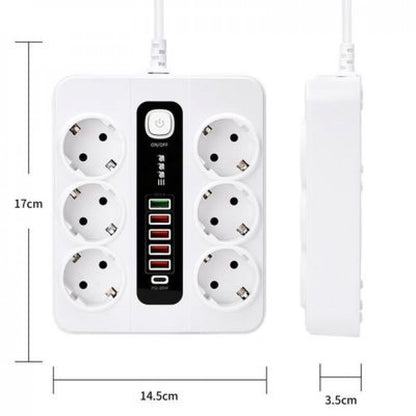 Life filter 5U | 6P | 1C | 3000W | 2m - BKL-11EU