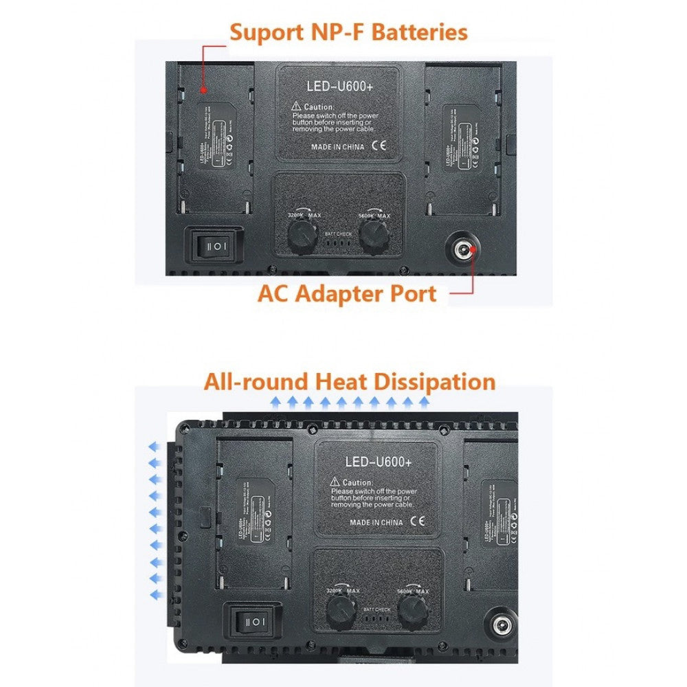 LED video light lamp | E800 Pro LED | 29x17 cm