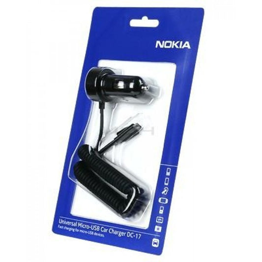 Car Charger | 00W | 1U | Original | Micro Cable(1m) – Nokia (DC-17) Blister