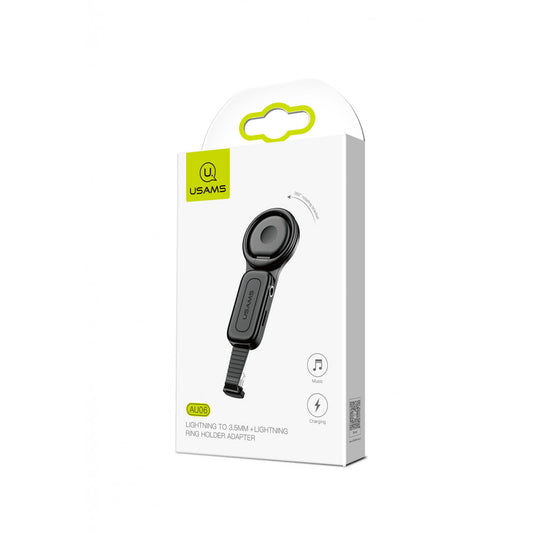 Adapter Lightning To 3.5mm &amp; Lightning – USAMS AU06