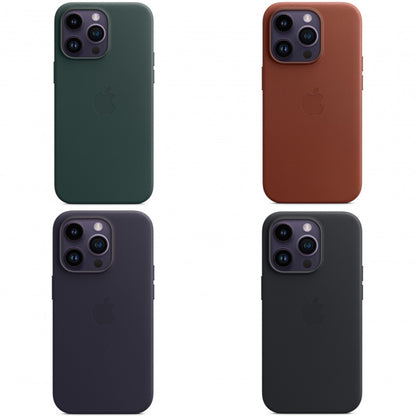 Leather Case With Magsafe - iPhone 15 Pro Max - Pacific Blue